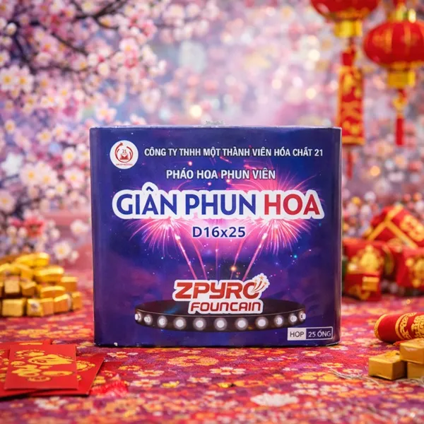Giàn Phun Hoa D16x25 Z121 (Loại 25 Ống)