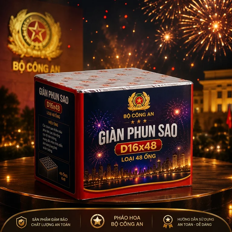 Giàn Phun Sao D16x48 (Loại 48 ống phóng)