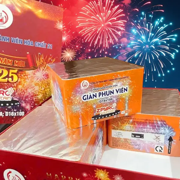 Giàn Phun Viên D16x100 Z121 (Loại 100 Ống)