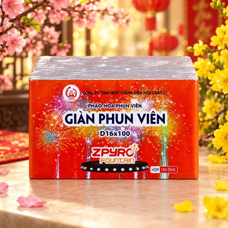 Giàn Phun Viên D16x100 Z121 (Loại 100 Ống)